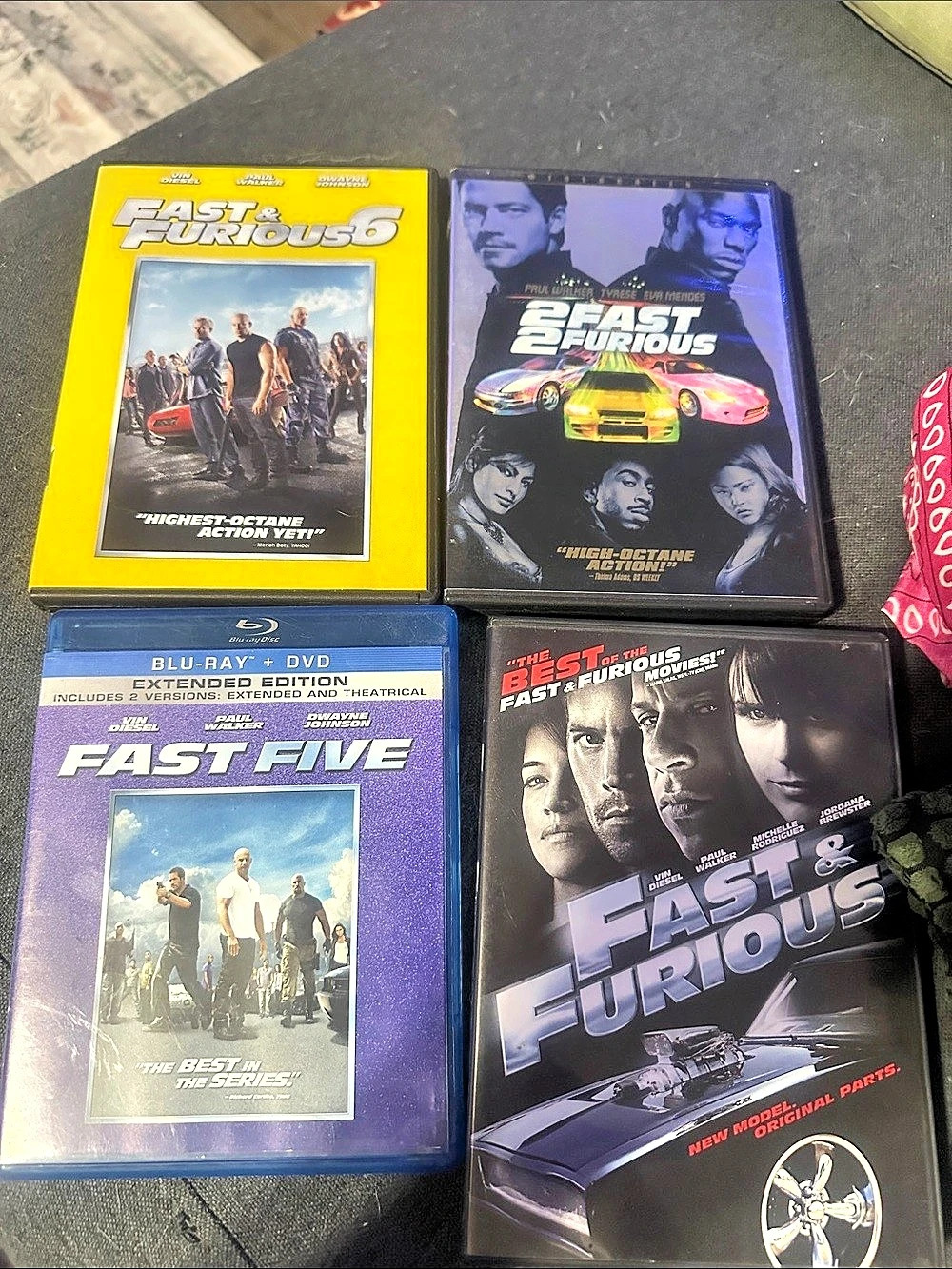 Fast & Furious movie collection 4-Movie DVD & Blu-ray Collection